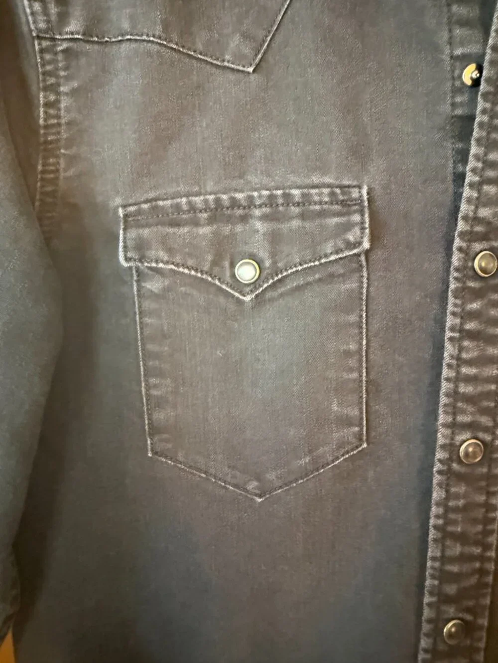 Levi's Men's Black Casual Shirt Size Medium